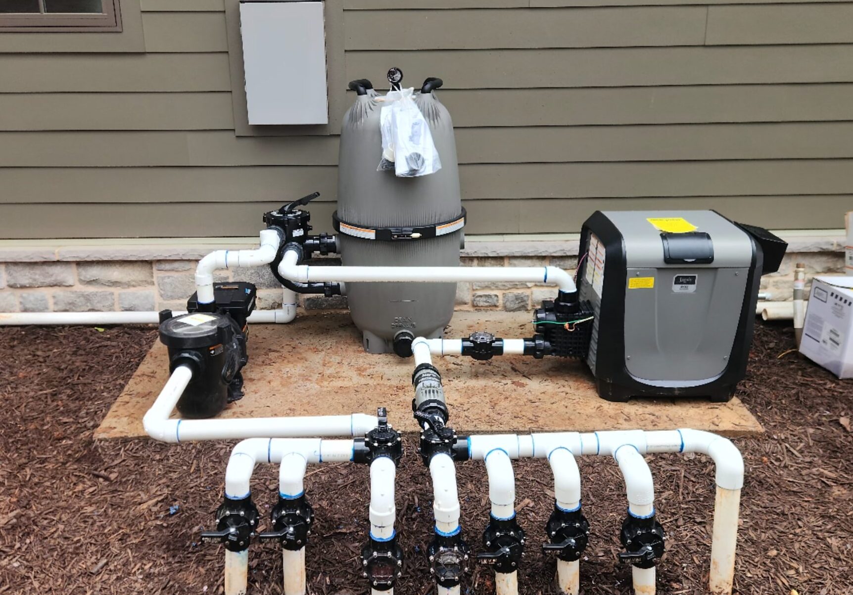 Well-maintained residential pool by Freedom Pool Service in Concord NC