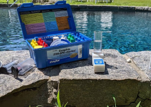 Pool chemical level monitoring by Freedom Pool Service in Concord NC
