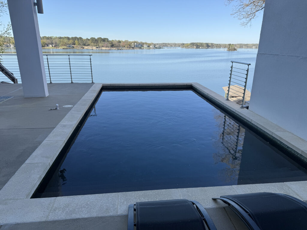 Pool on the lake