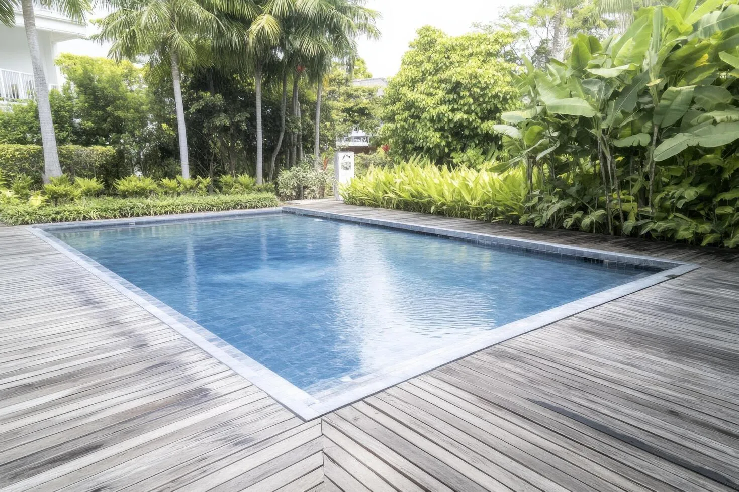 Poolside deck and pool maintenance by Freedom Pool Service in Concord NC